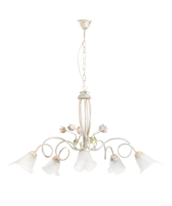 Onli Bianco Lampadario 5 Luci "Wilma" E14